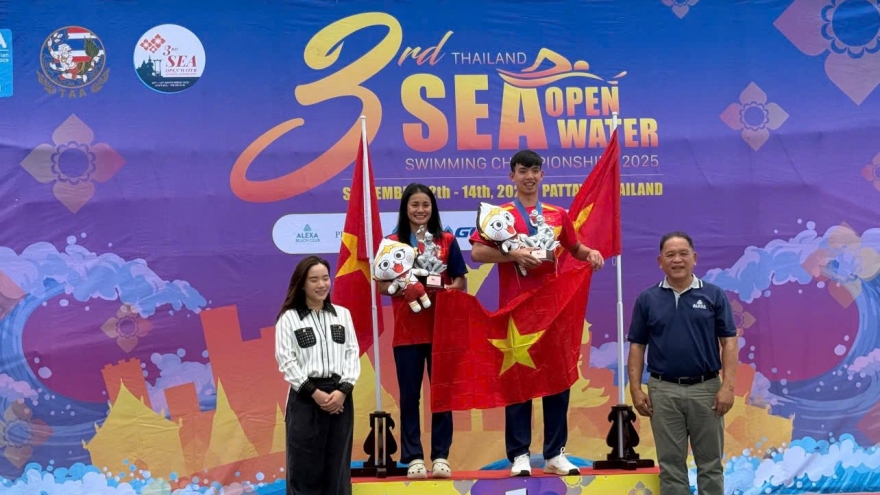5 golds for Vietnam at SEA Open Water Swimming Championships 2025